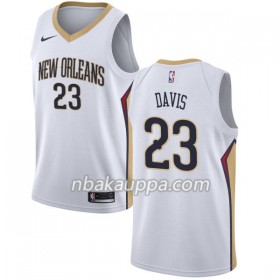 New Orleans Pelicans Anthony Davis 23 Nike 2017-18 Valkoinen Pelipaidat Swingman - Miesten